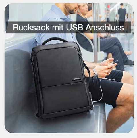 Rucksack mit USB Anschluss