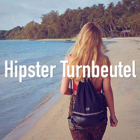 Badetasche Turn-Beutel Hipster Rucksack Strand-Tasche gestreifter Beutel Urlaub 