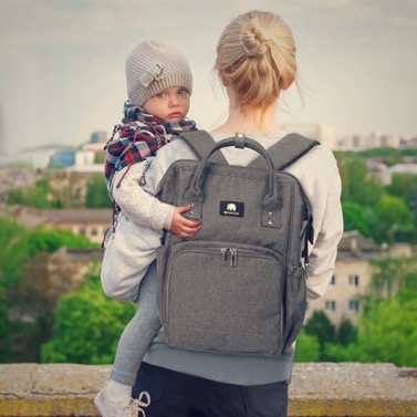 große Kapazität TOYIS Wickeltasche Baby Rucksack Multi-Funktions-wasserdichte Reiserucksack Tote Windelbeutel für Baby Care stilvoll und langlebig Mom-Tasche 